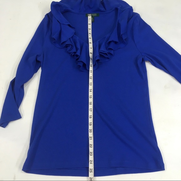Lauren Ralph Lauren Ruffle Top - Picture 5 of 11